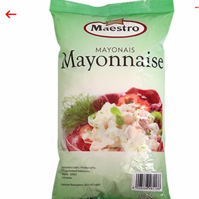 

mayonais maestro light 1000gr 1kg
