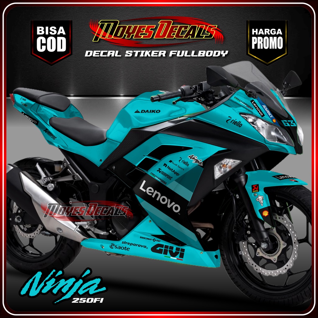 Decal Ninja 250 Fi Full Body Ducati Tosca