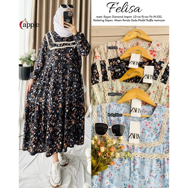 Felisa Jumbo Dress By Apple Store