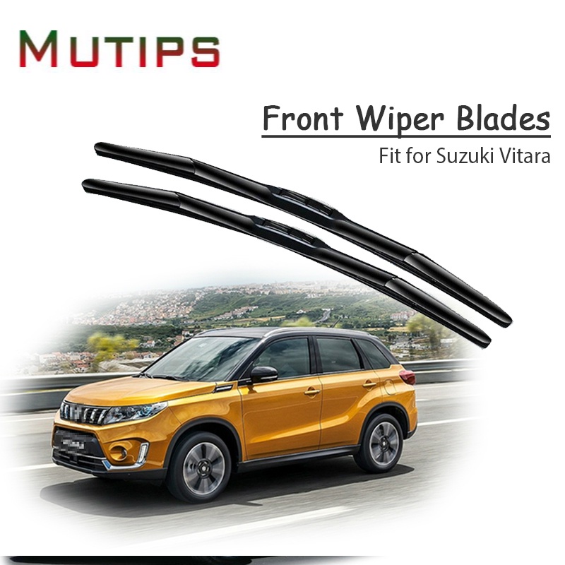1 Set Karet Wiper Kaca Depan Mobil Pengganti Untuk Suzuki Vitara 2018 2017 2016 2015
