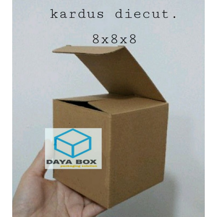 

TERMURAH KARDU UK8X8X8 BOX PACKAGING MODEL DIECUT