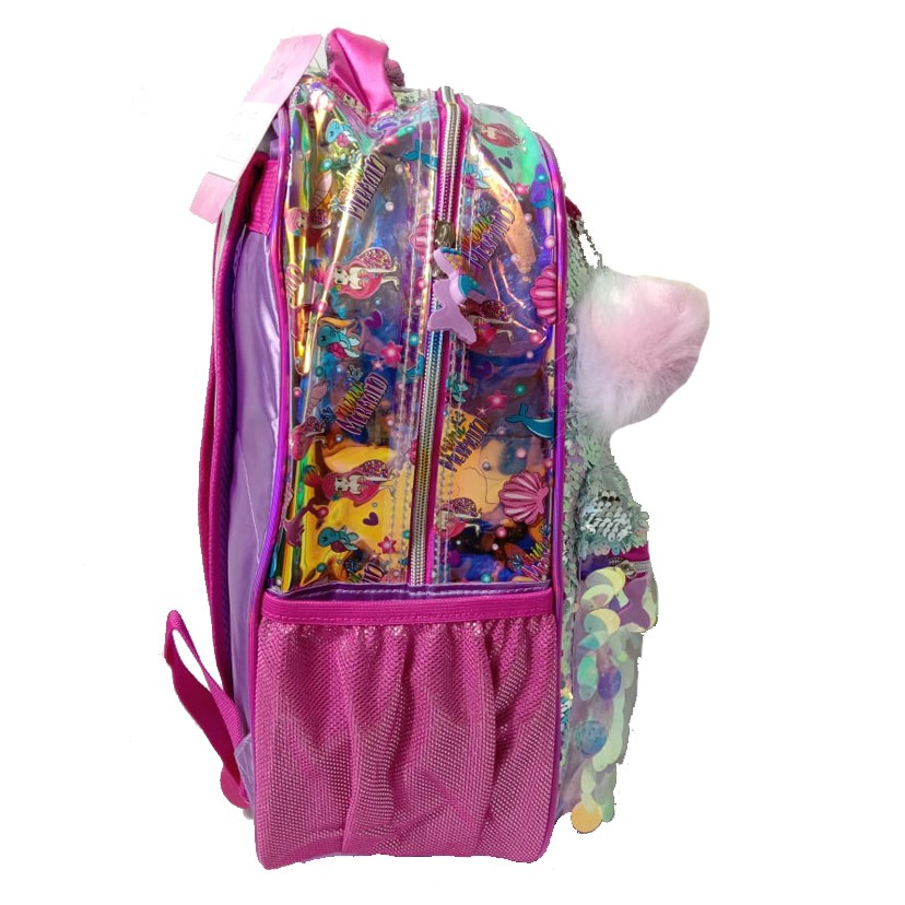 Mermaid Tas Sequin &amp; Hologram Tas Sekolah SD Fashion Anak Perempuan