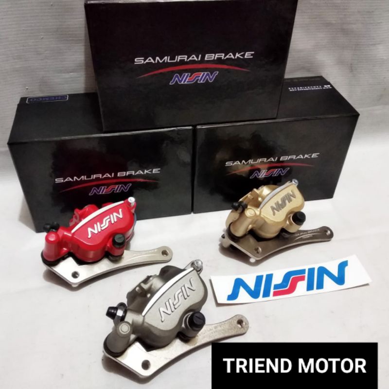 Kaliper Depan Nissin Samurai 2 Piston Beat Karbu Scoopy Karbu Beat Fi Scoopy Fi Vario 125 Vario 150 