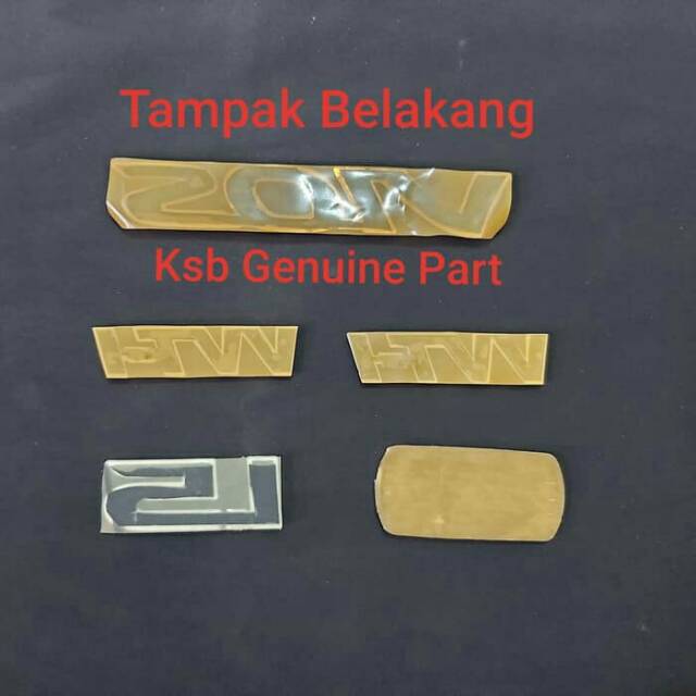 Emblem Full Set Toyota New Vios Vvti Tipe G Original Asli 1 Paket