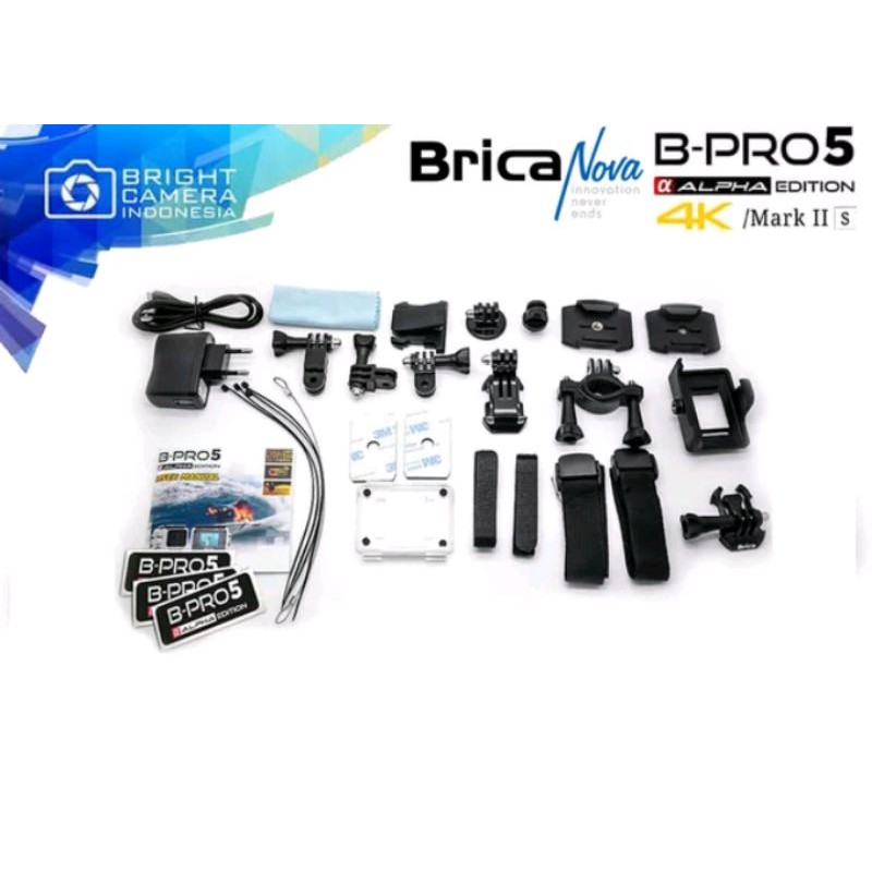 Brica B-Pro 5 Alpha Edition 4K Mark II S - AE2S - Black - 2 Inch LCD Garansi Resmi Paling Murah