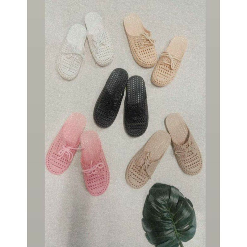 Sandal Selop Karet Tali Zhiuizhu ZM1973 Sepatu Sandal Wanita