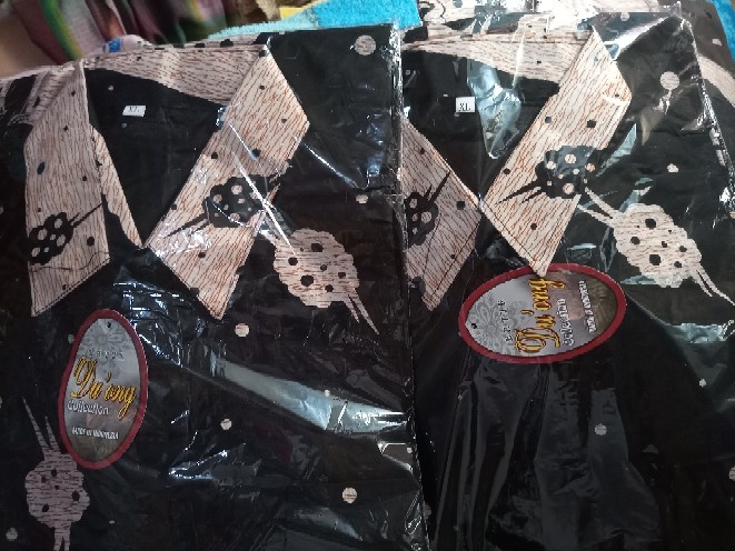 Bswart Batik Hrb026 Kenongo Hem Pendek Padi Pekalongan M L Xl Batik Pria Murah Modern Grosir