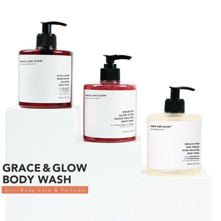 ❤️ Cloudy ❤️GRACE AND GLOW Body Wash | Sabun Mandi | Brightening | Acne Black Opium English Pear Rouge 540