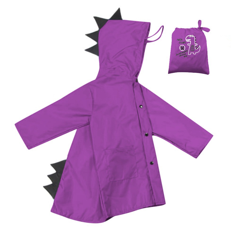 Jas Hujan Anak -Mantel anak-Kids Raincoat Dino - 1-7thn