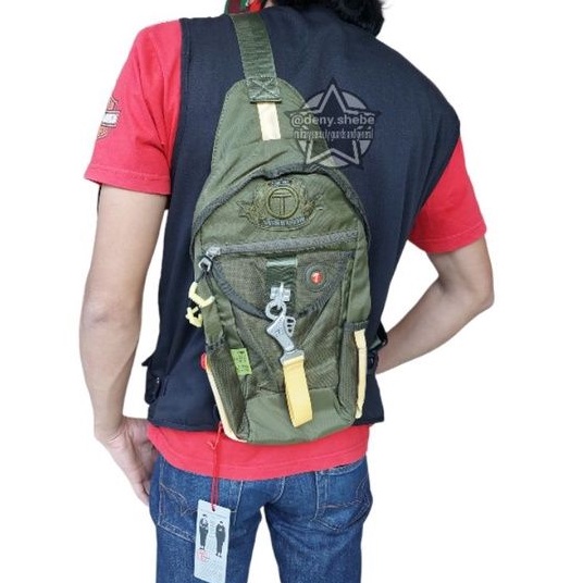 Tas tough army slempang,,impor