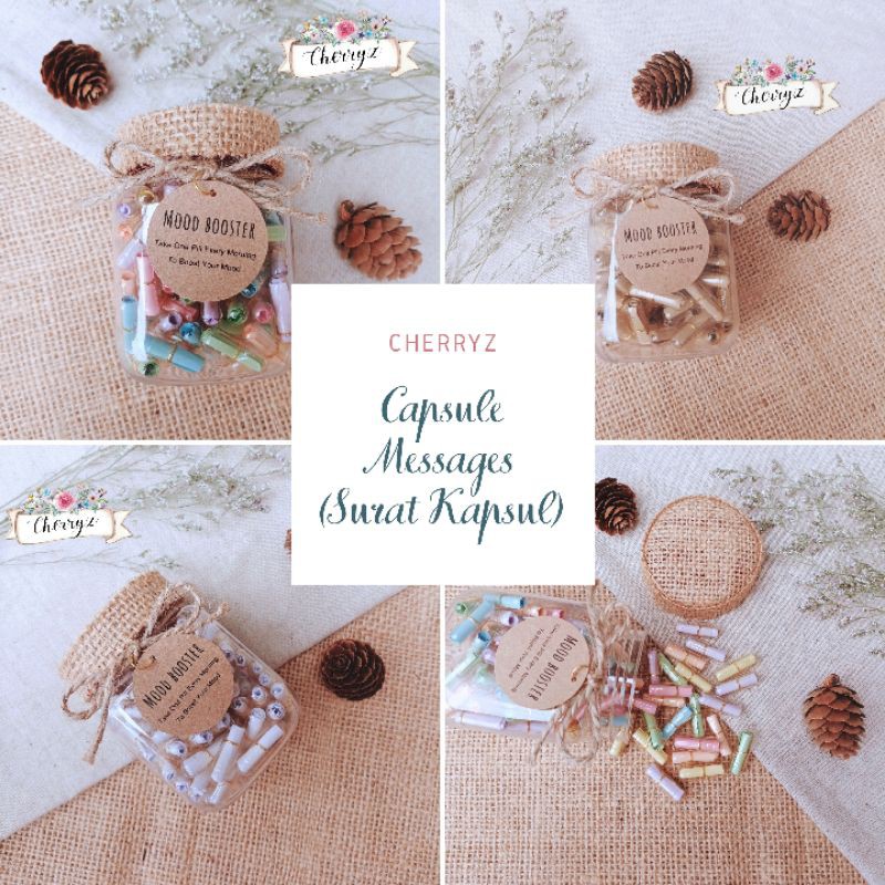 

Capsule Messages, Surat Capsule [JAR PLASTIK]