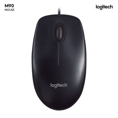 C_    MOUSE LOGITECH M90 ORIGINAL HD Optical Wired Mouse GARANSI RESMI