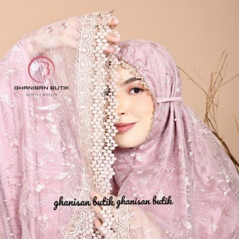 Mukena Dewasa Sutra Brokat Mewah