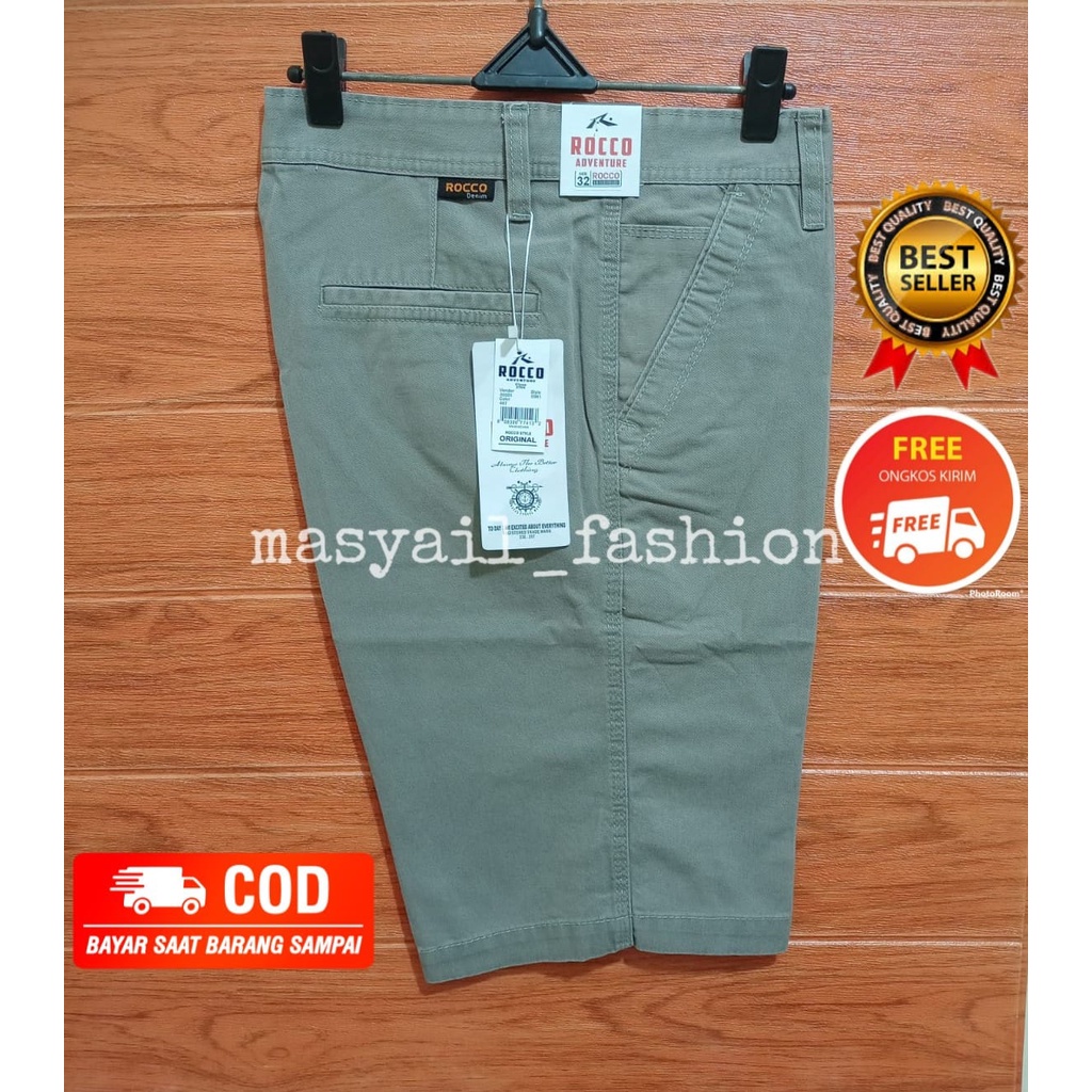 MASYAIL FASHION Celana Pendek Pria Dewasa Katun Skinny Non Street Jumbo Premium Distro Size 27 - 38