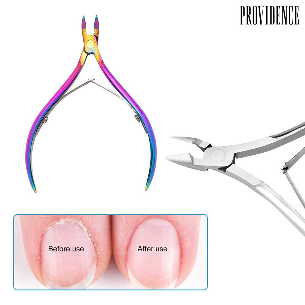Providence High Precision Nail Scissor Remove Cuticle Stainless Steel Manicure Clippers Trimmer Dead Skin Remover Tools for Adult