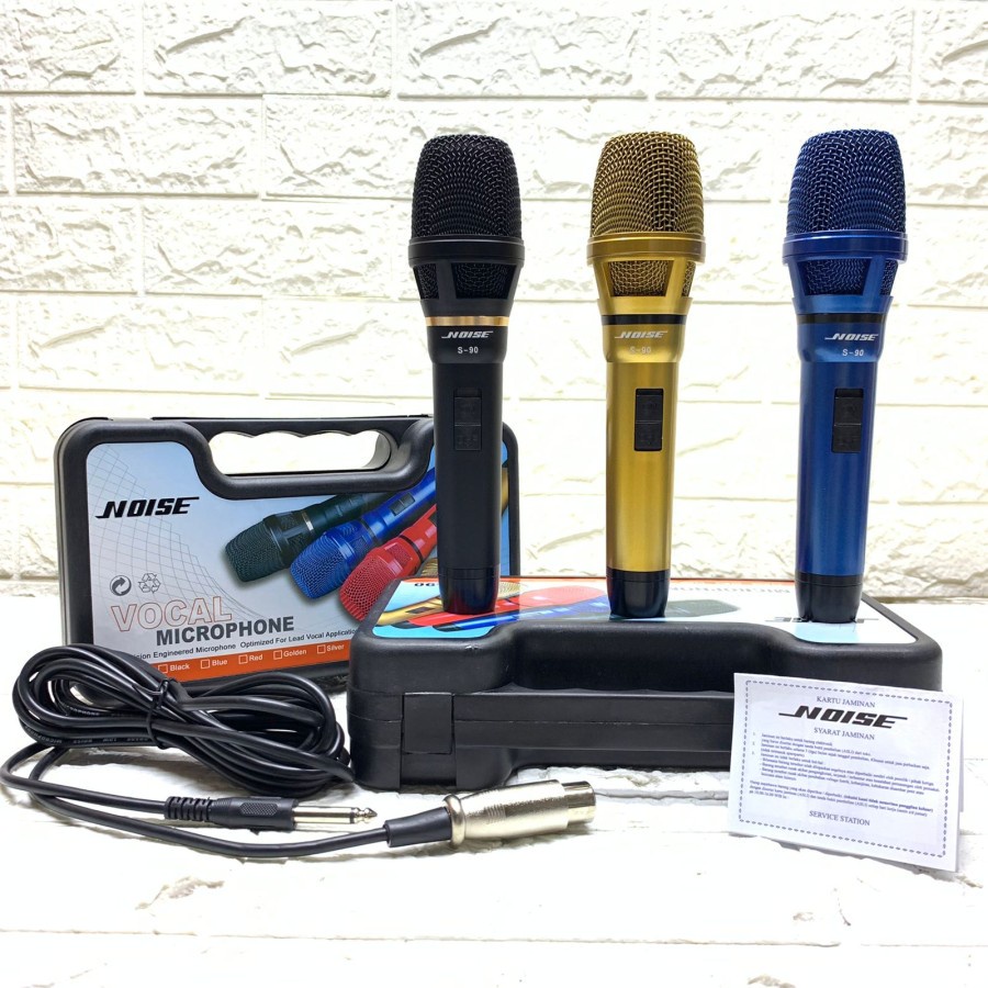 PAKET Mic Kabel Noise - S90-N609 Original ORI FREE KOPER + KABEL MIC MANTAP