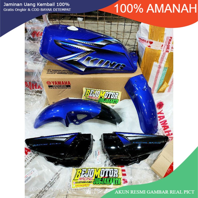 body RX KING biru original set