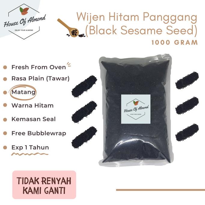 

Wijen Hitam Panggang / Black Sesame Seeds 1kg