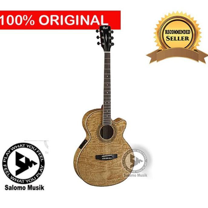 Gitar Akustik Acoustic Elektrik Electric Original Cort Sfx Ab Nat