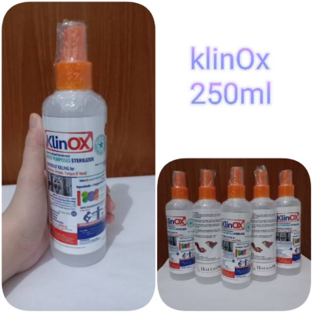 Jual KlinOx destifektan disinfectant hand sanitizer botol spray 250ml