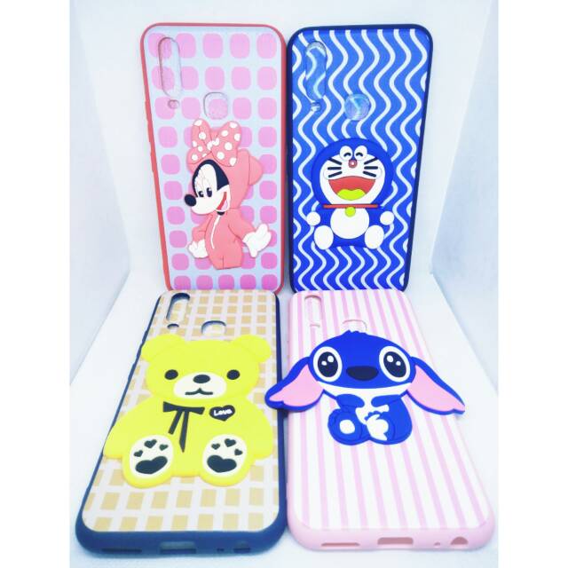 Softcase Boneka 3D Timbul VIVO Y53/Y17/Y81/Y91