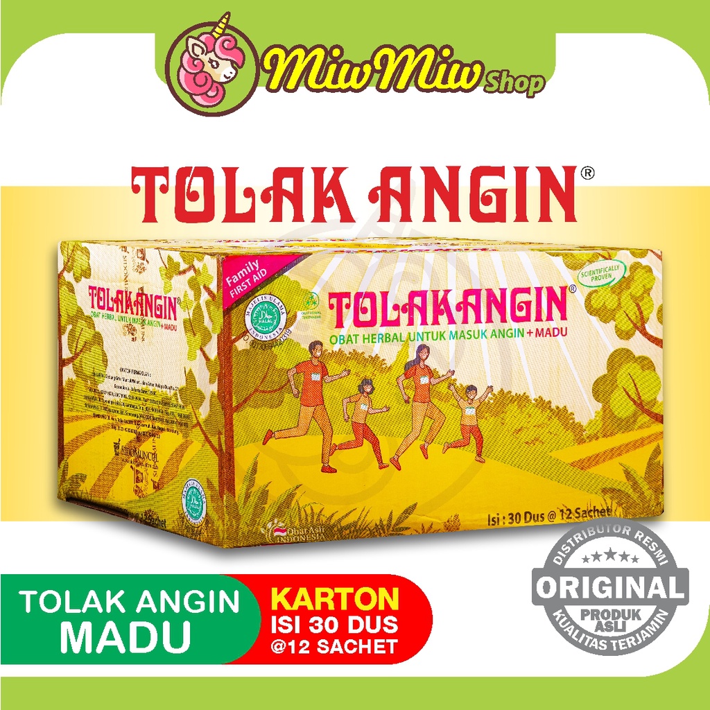 Tolak Angin Madu Sidomuncul 1 Karton (30 box)