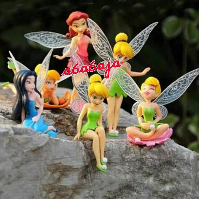 BONEKA TINKERBELL PAJANGAN MINIATUR TOPPER KUE