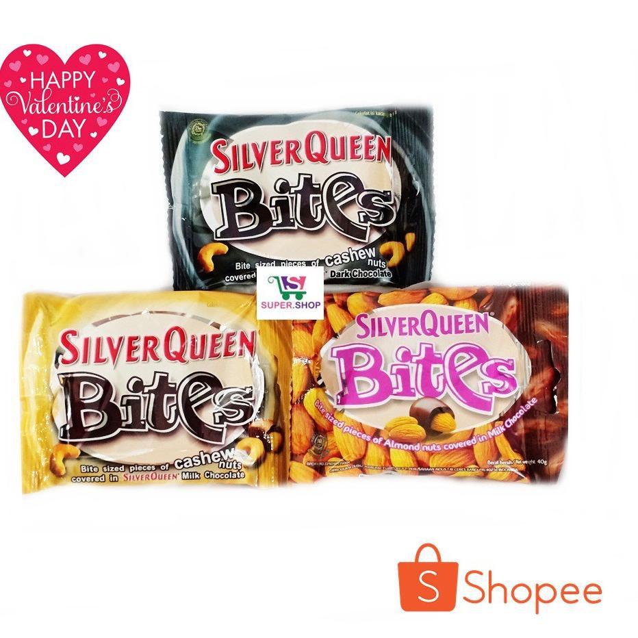 

%% 16.16 Silver Queen / Silverqueen Bites 40 Gram . Cokelat / Coklat Valentine G-3