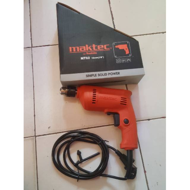 Mesin bor tangan 10mili maktec