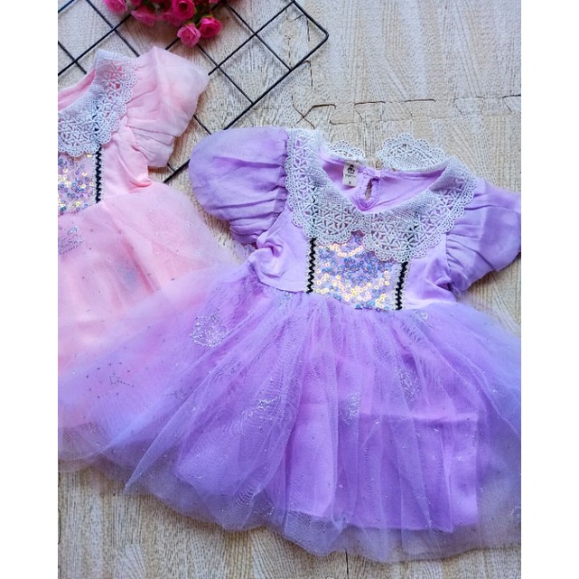 [0-5Th] DRESS TUTU DRESS PESTA ANAK IMPORT PRINCESS SNOW WHITE PREMIUM FLOWER SLEEVELESS DRESS TUTU ANAK LENGAN PUFF / GAUN PENGANTIN ANAK IMPORT / DRESS BRIDESMAID ANAK IMPORT PREMIUM