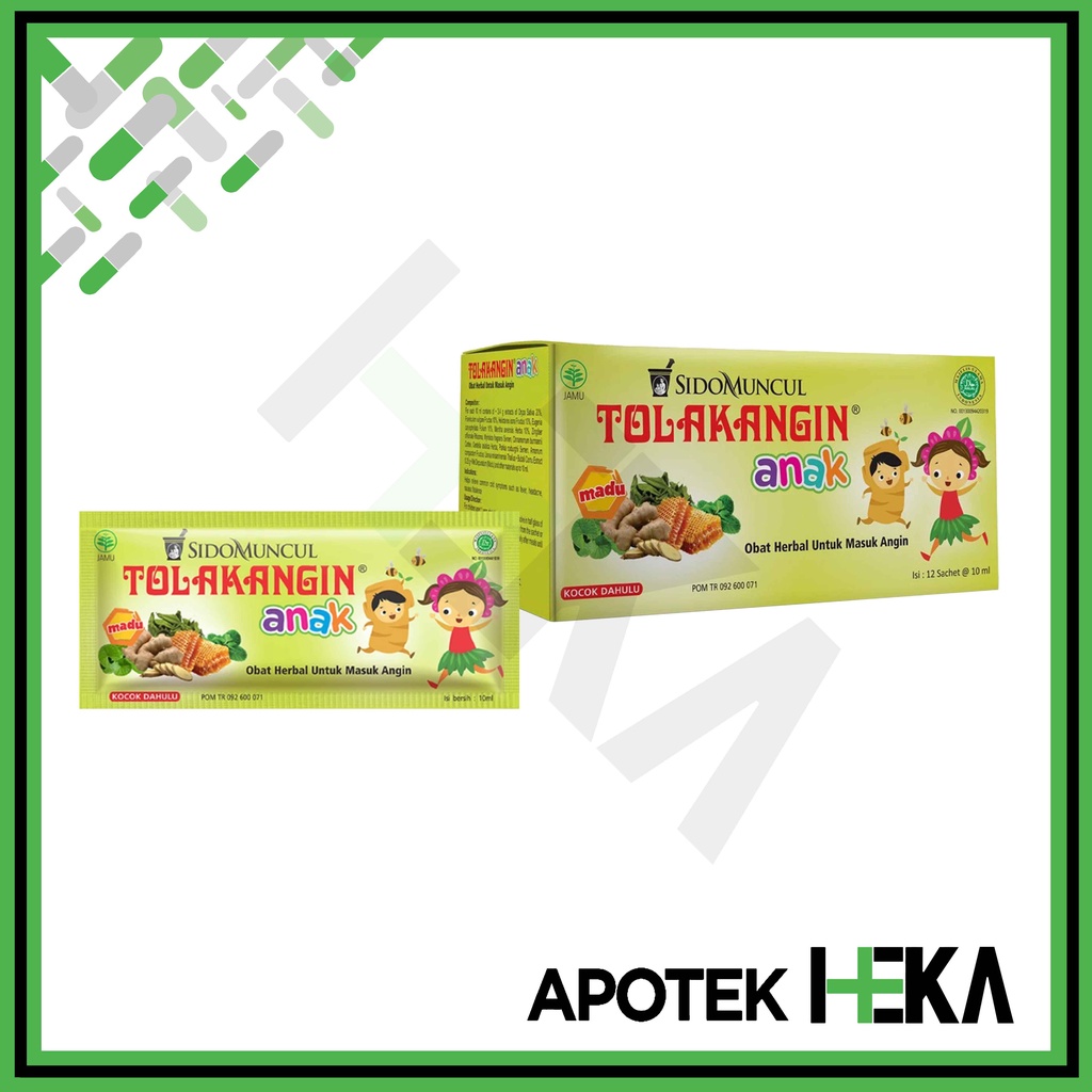 Tolak Angin Cair Anak 10 ml Box isi 12 Sachet - Masuk Angin Anak (SEMARANG)