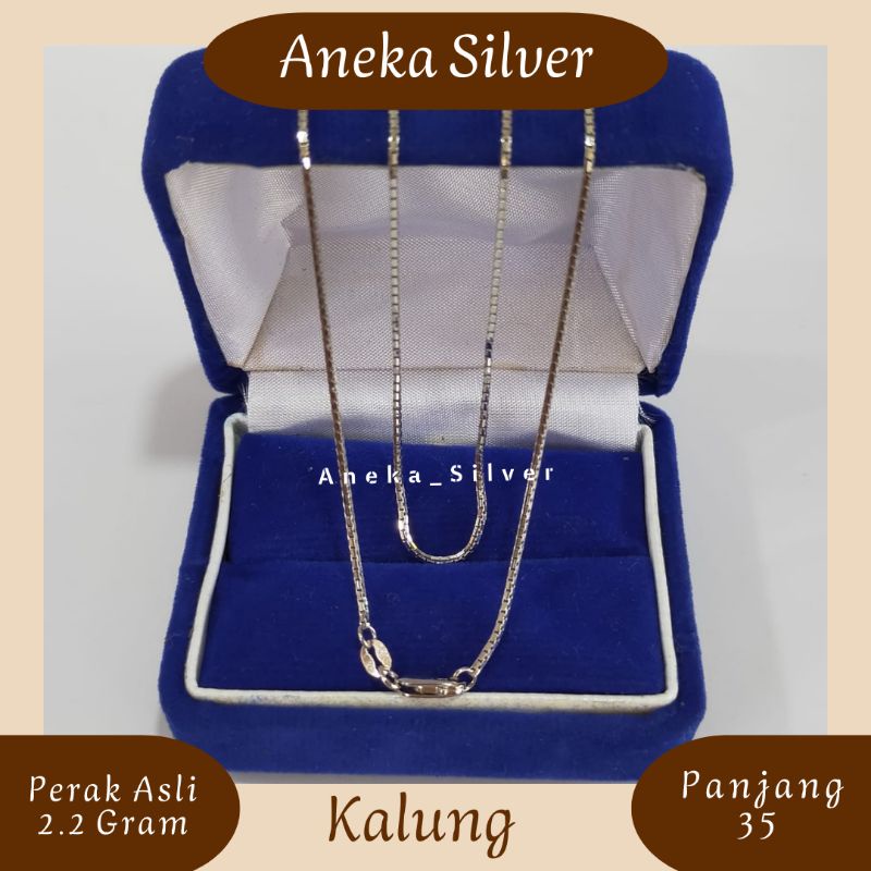 Kalung Itali Santa Anak, Perak 925, Sepuh Emas Kuning