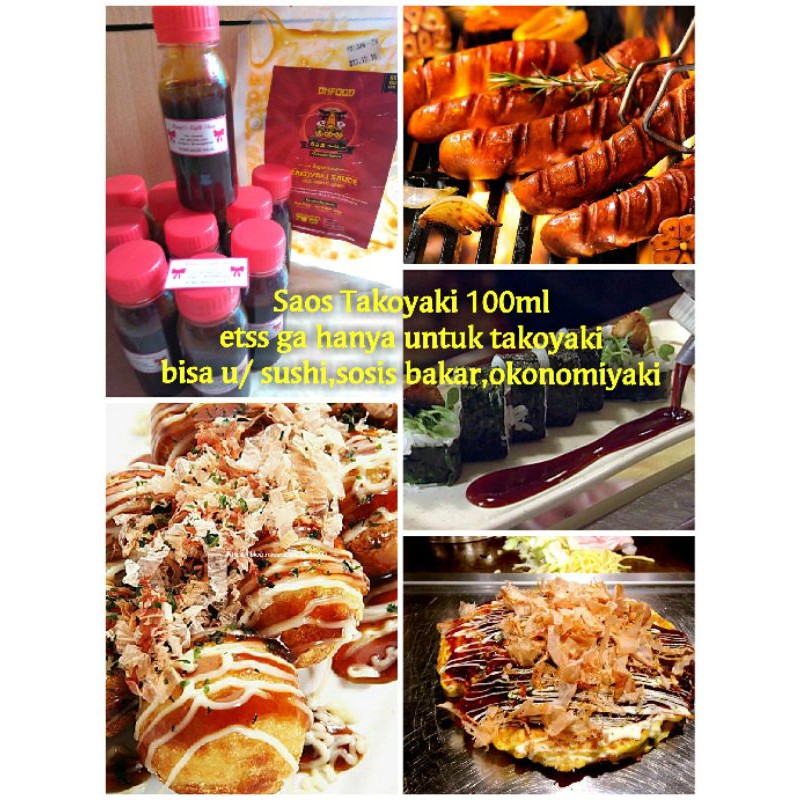 Takoyaki Sauce 1kg 1 kilo saus saos okonomiyaki mirip teriyaki dnfood halal saus bakar