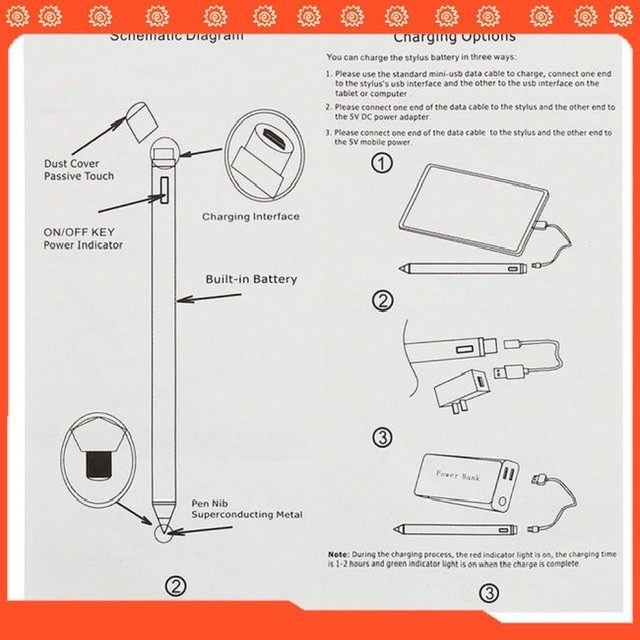 STYLUS DRAWING PEN CAPACITIVE UNIVERSAL ANDROID IOS - APPLE IPAD IPHONE