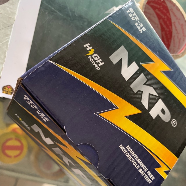 Aki accu gtz5z merk nkp