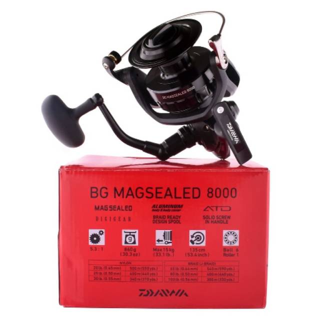 REEL DAIWA BG MAGSEALED 8000