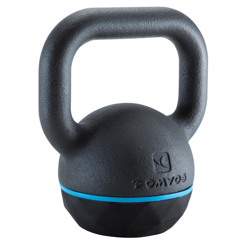 DOMYOS Kettlebell Alat Angkat Beban Pilates Gym Fitess Berat 8 kg