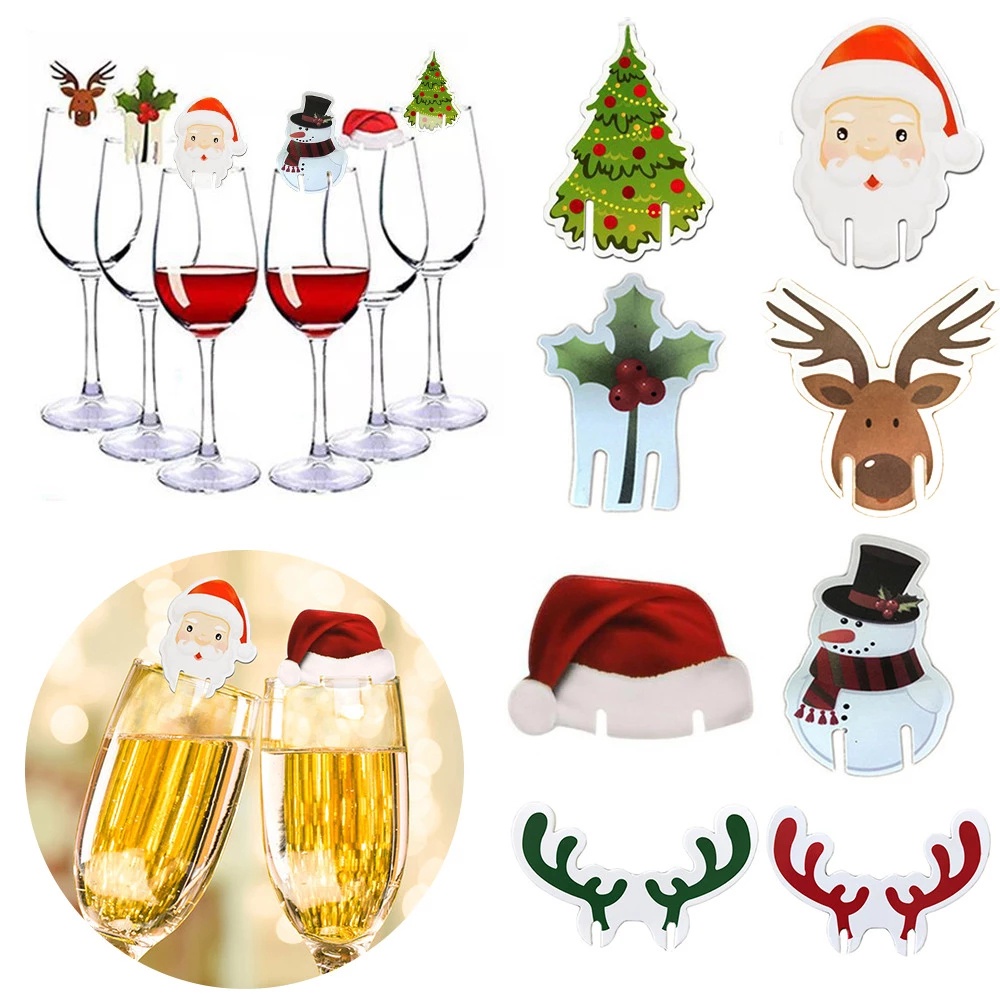 [Christmas Products]10Pcs Lovely Christmas Cup Card