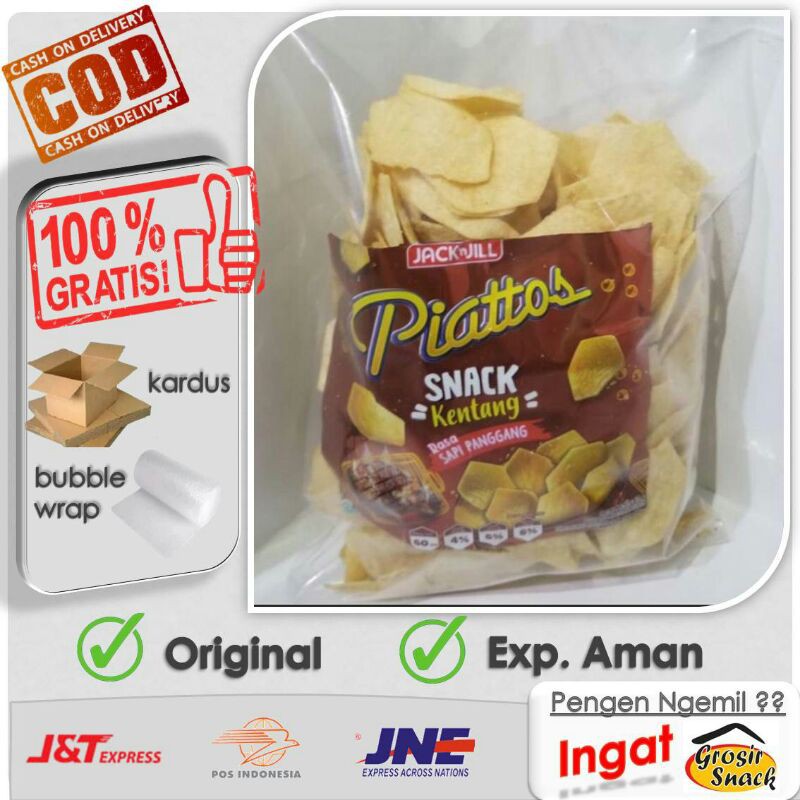 

Piatos Snack Kentang Kiloan 200gr Sapi Panggang Iga Penyet Ayam Teriyaki