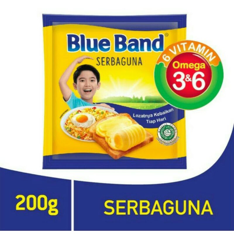 

Blue Band serbaguna kemasan 200 gram