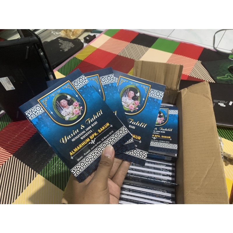 

BUKU YASIN DAN TAHLIL MURAH desain cover suka-suka