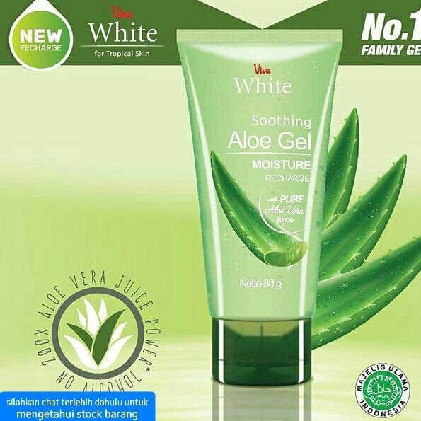 VIVA SHOOTING ALOE VERA GEL 80GR PELEMBAB TUBUH PERAWATAN KOSMETIK