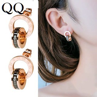 Anting Titanium Premium Model ANGKA ROMAWI #AT-111
