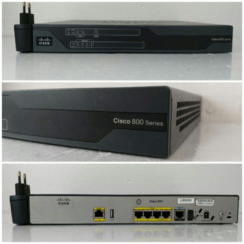 Cisco 881 K9 V01 800 Series Ethernet Security