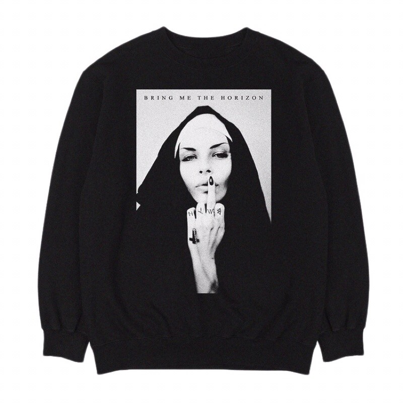 SWEATER BMTH NUN | CREWNECK BRING ME THE HORIZON NUN | COD