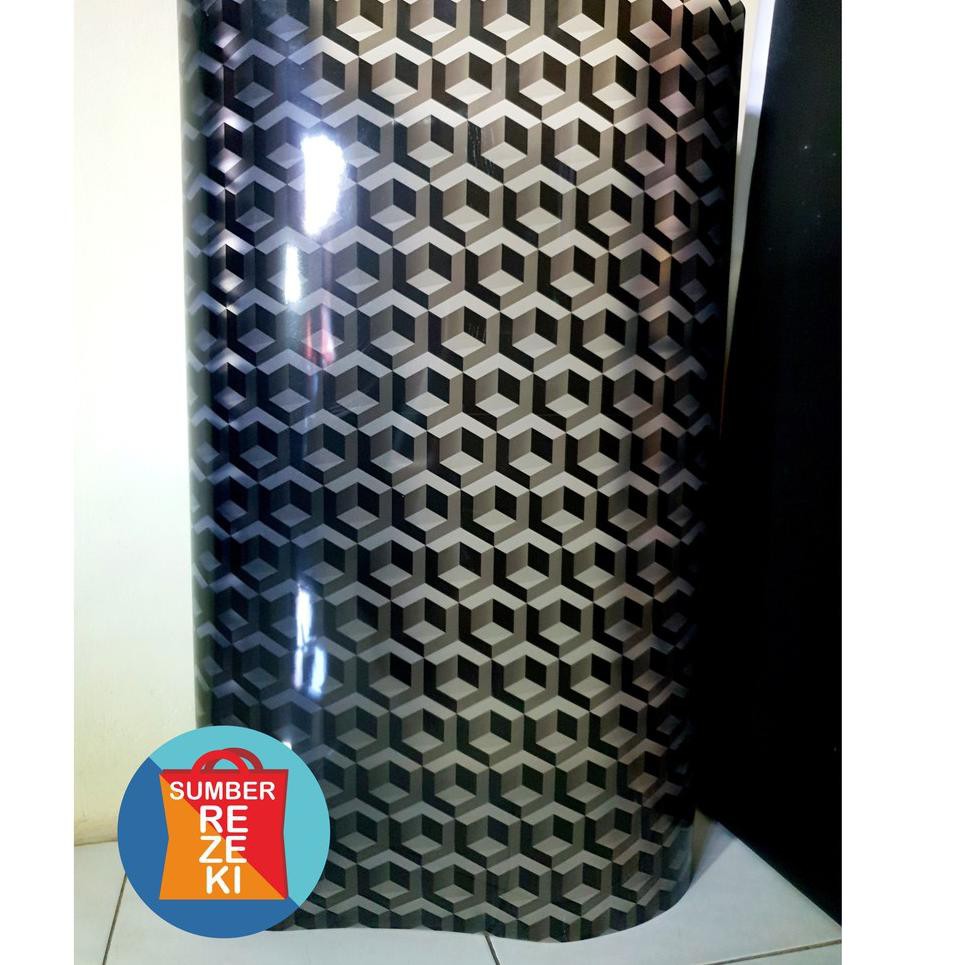 MD Fiber Pagar Kubus 3D Hitam