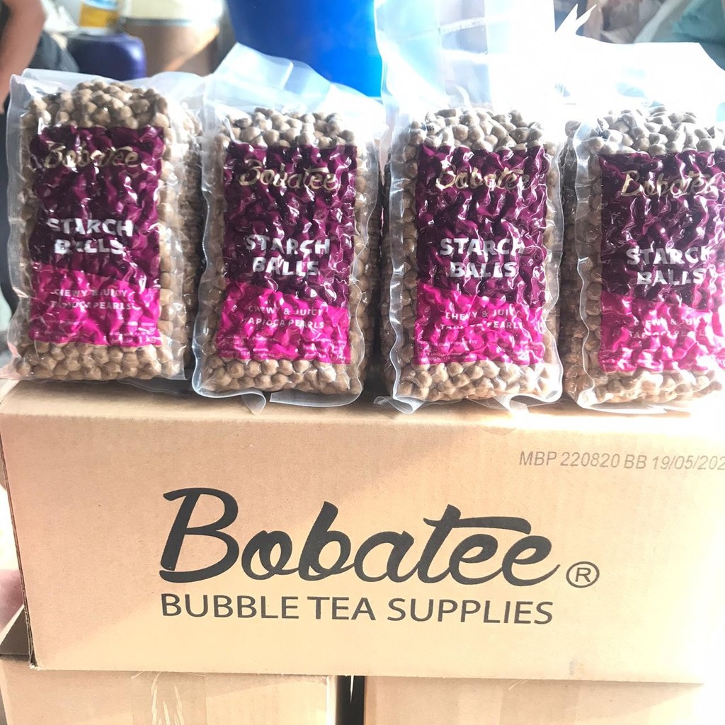 

Tapioca Pearl - Bobatee Bubble Tapioca Pearl 10x1kg - Gosend/Grab Onlyy