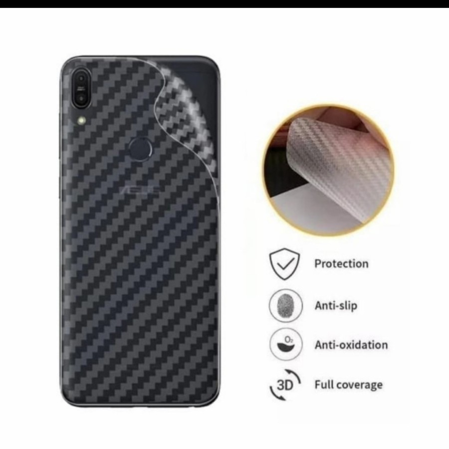 CARBON anti gores BELAKANG ASUS ZENFONE 5