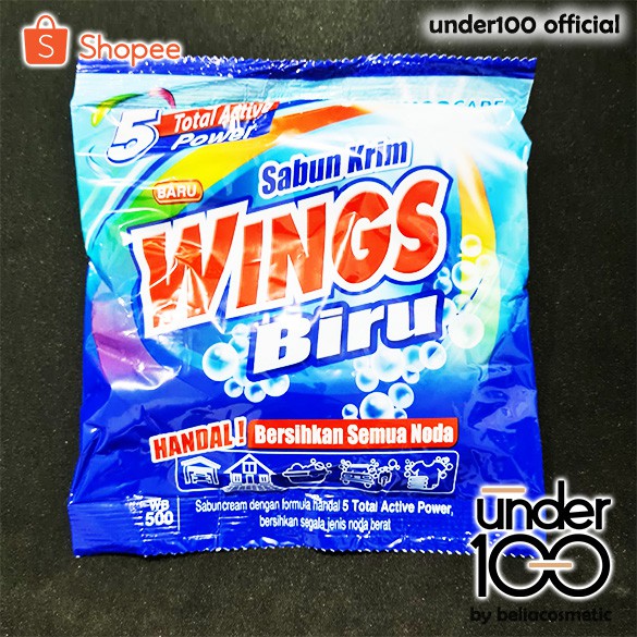 ❤ Under100 ❤ Sabun Colek Wings Biru WB500 145gr | WB350 67gr | Sabun Krim