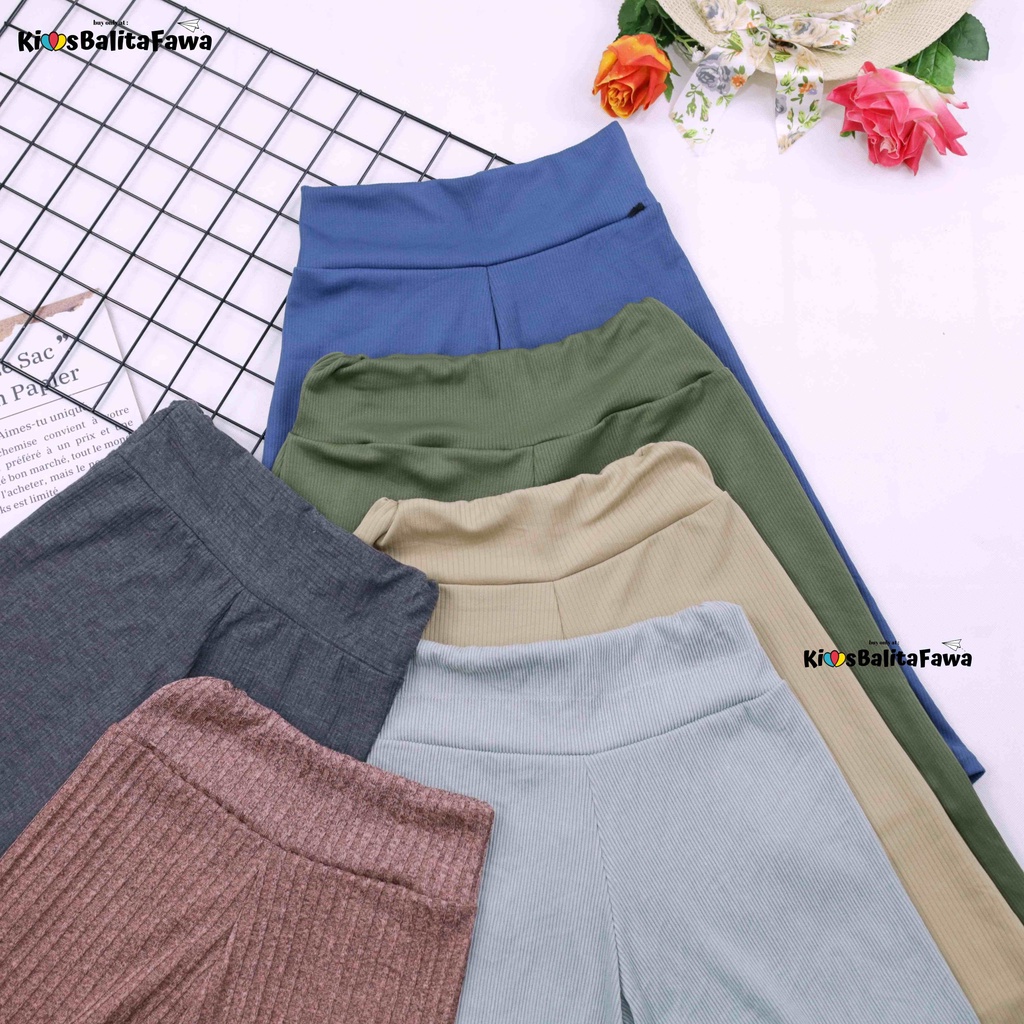 Kulot Polos uk 12-15 Tahun / Celana 3per4 Anak Perempuan Skirt Celana Pendek Pants Kulot Bawahan Polos Babycinnamon